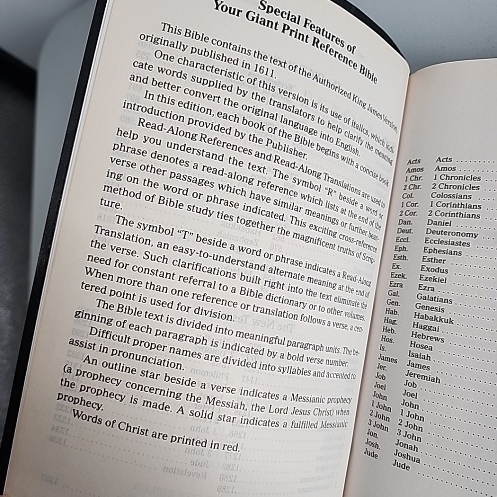 KJV Giant Print Bible ISBN 9780840703446 King James Version Nelsons - Picture 8 of 11